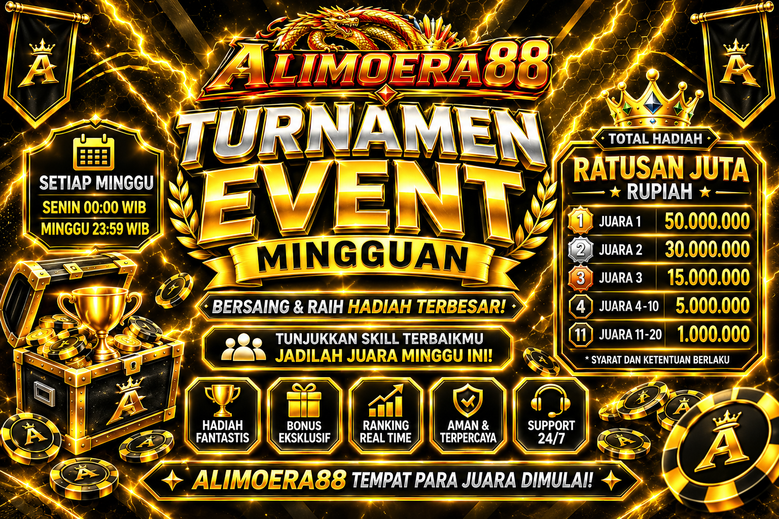 EVENT TURNAMEN MINGGUAN SUPERNOVA138